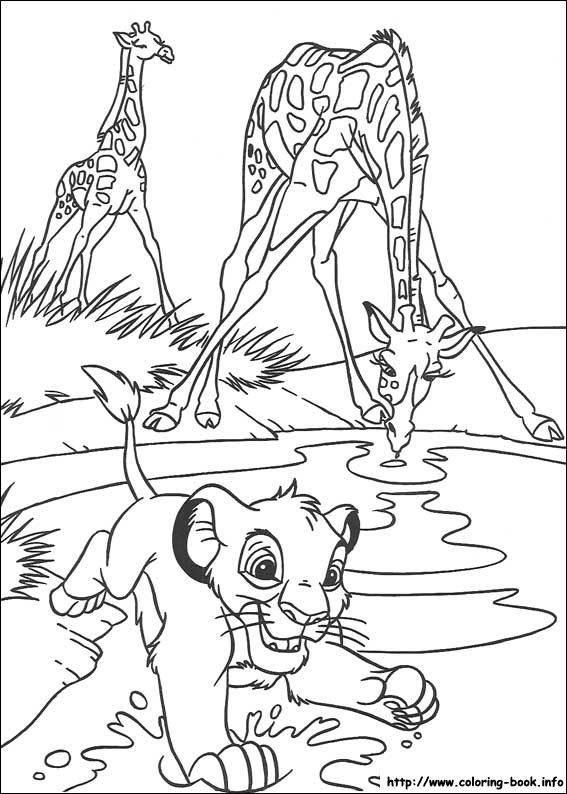 The Lion King coloring picture